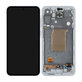 Samsung Galaxy A55 A556B - LCD Display + Touchscreen Front Glas + Rahmen (Awesome Iceblue) OLED