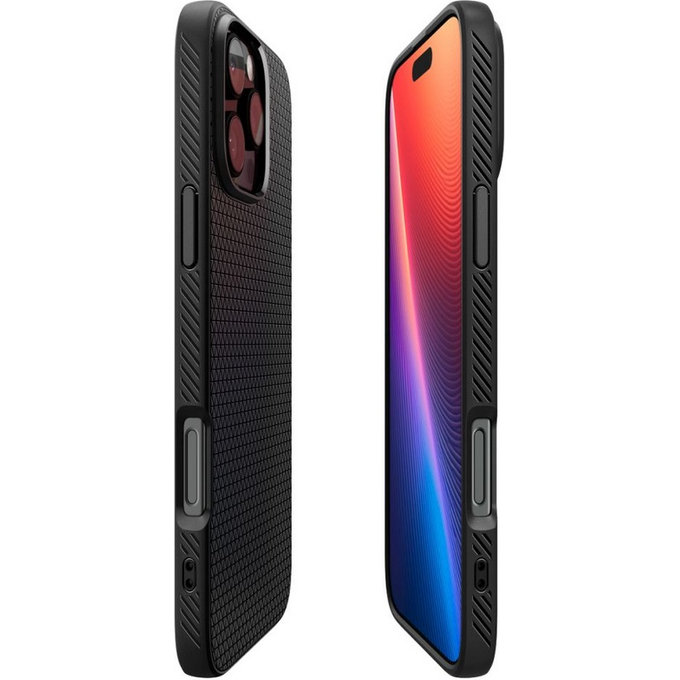 Spigen - Hülle Liquid Air für iPhone 16 Pro Max, matte black