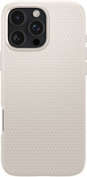 Spigen - Hülle Liquid Air für iPhone 16 Pro Max, natural titanium