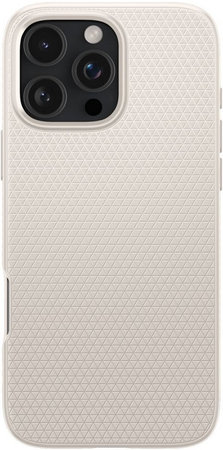 Spigen - Hülle Liquid Air für iPhone 16 Pro Max, natural titanium