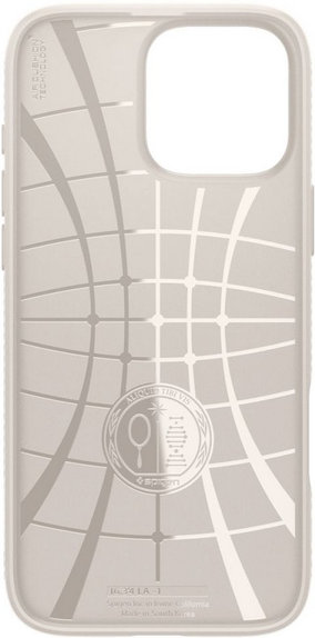 Spigen - Hülle Liquid Air für iPhone 16 Pro Max, natural titanium
