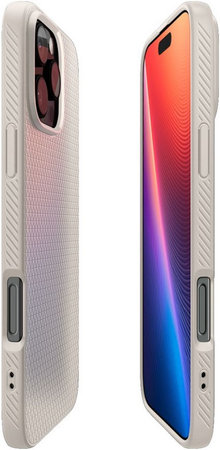 Spigen - Hülle Liquid Air für iPhone 16 Pro Max, natural titanium