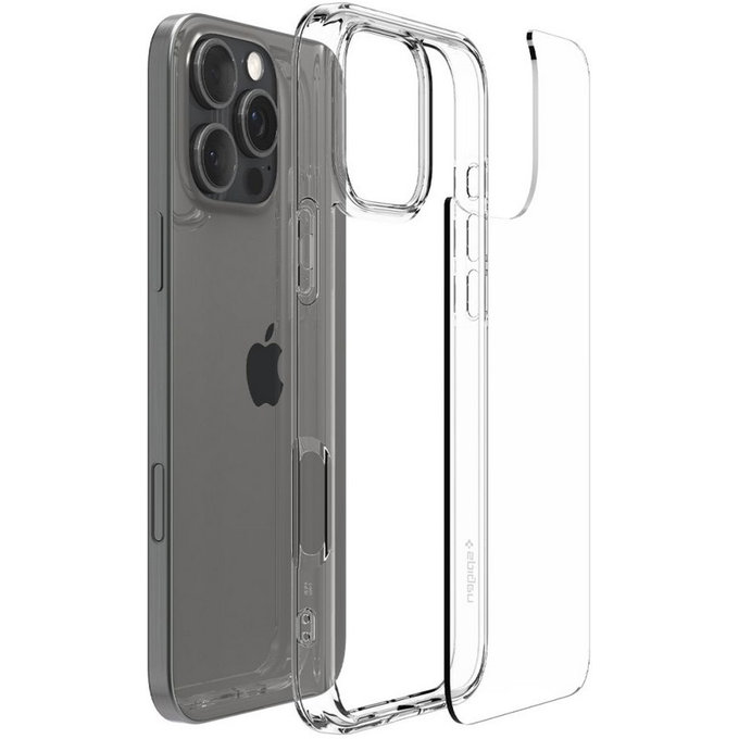 Spigen - Hülle Ultra Hybrid für iPhone 16 Pro Max, crystal clear