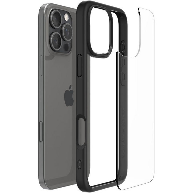 Spigen - Hülle Ultra Hybrid für iPhone 16 Pro Max, matte black