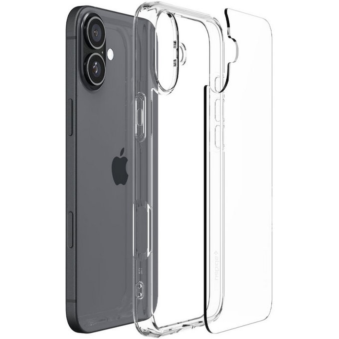 Spigen - Hülle Ultra Hybrid für iPhone 16 Plus, crystal clear