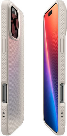 Spigen - Hülle Liquid Air für iPhone 16 Pro, natural titanium