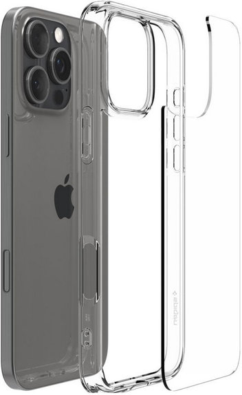Spigen - Hülle Ultra Hybrid für iPhone 16 Pro, crystal clear