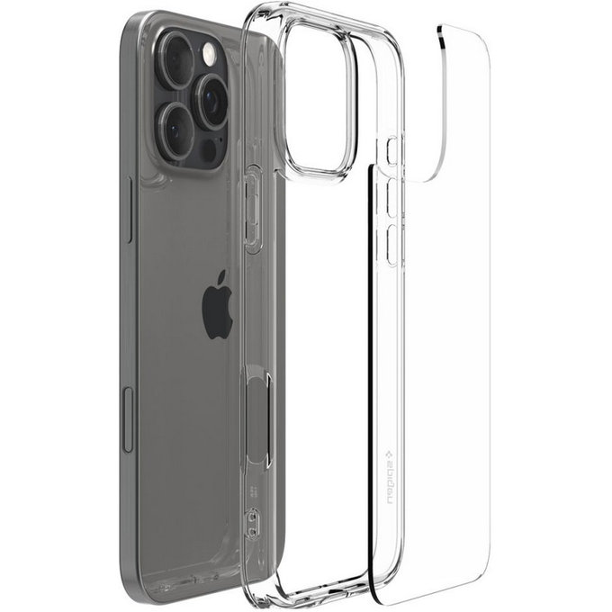 Spigen - Hülle Ultra Hybrid für iPhone 16 Pro, crystal clear