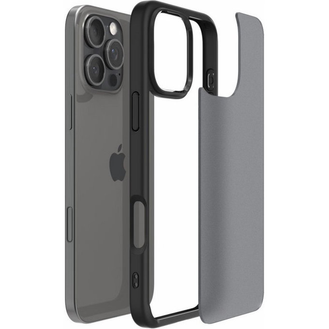 Spigen - Hülle Ultra Hybrid für iPhone 16 Pro, frost black