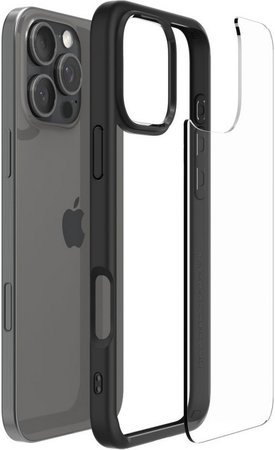 Spigen - Hülle Ultra Hybrid für iPhone 16 Pro, matte black