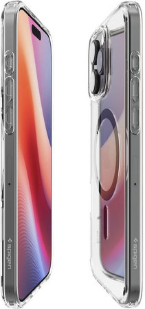 Spigen - Hülle Ultra Hybrid mit MagSafe für iPhone 16 Pro, schwarz