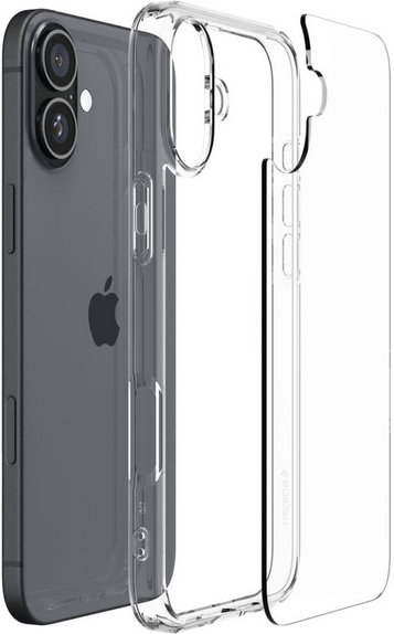 Spigen - Hülle Ultra Hybrid für iPhone 16, crystal clear