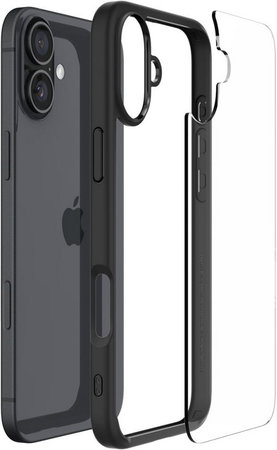 Spigen - Hülle Ultra Hybrid für iPhone 16, matte black