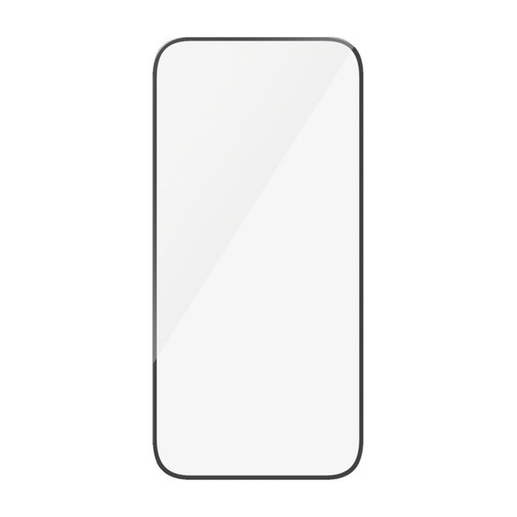 UWF Panzerglas mit Applikator für iPhone 16/15, Schwarz, PanzerGlass