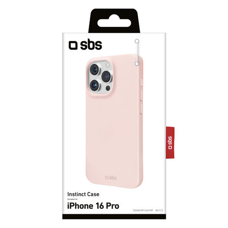 SBS - Hülle Instinct Für iPhone 16 Pro, rosa