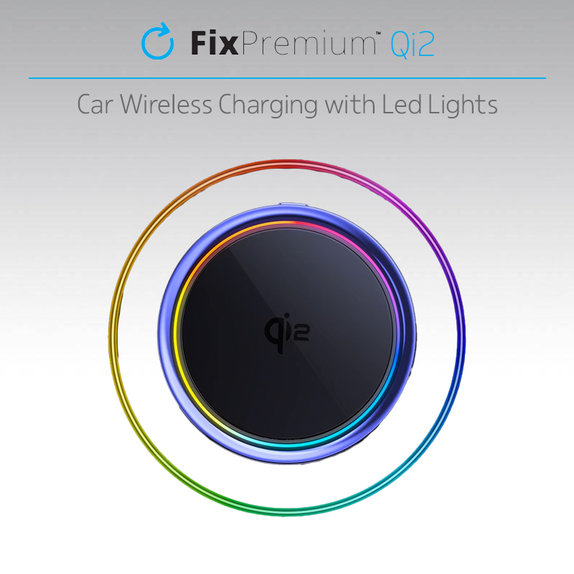 FixPremium - MagSafe Autoladegerät Mini mit Qi2, schwarz