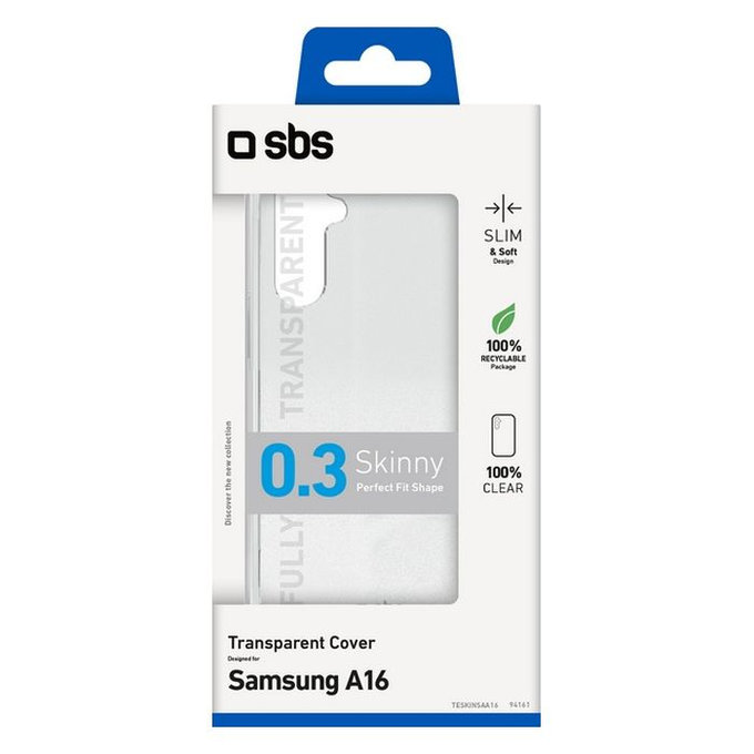 SBS - Hülle Skinny für Samsung Galaxy A16, transparent