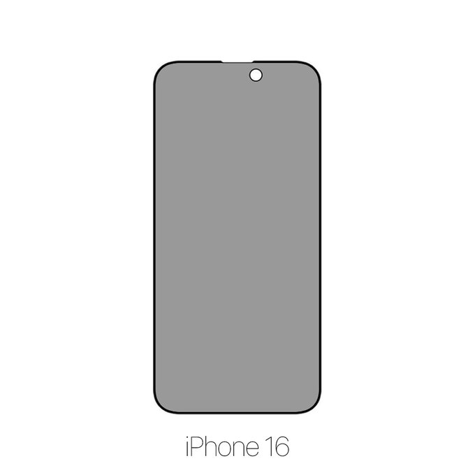 FixPremium Privacy Anti-Spy Glass - Gehärtetes Glas für iPhone 16