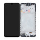 Samsung Galaxy A16 5G - LCD Display + Touchscreen Front Glas + Rahmen (Blue Black) - GH82-36143A Genuine Service Pack