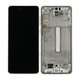 Samsung Galaxy A73 A736 - LCD Display + Touchscreen Front Glas + Rahmen (White) TFT