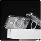 Kickstand Hülle mit MagSafe für iPhone 16, Silber, CARE