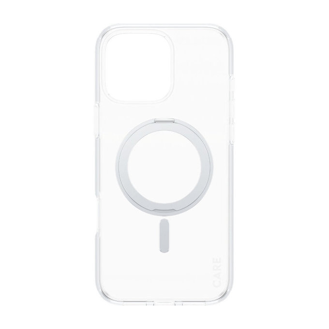 Kickstand Hülle mit MagSafe für iPhone 16 Pro Max, Silber, CARE