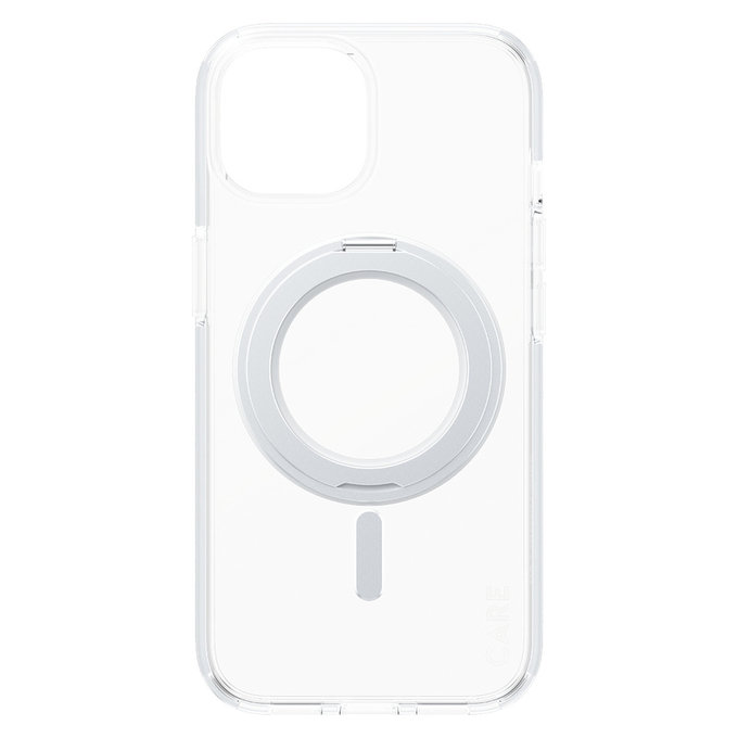 Hülle Kickstand mit MagSAFE by PanzerGlass für iPhone 15, Silber, PanzerGlass