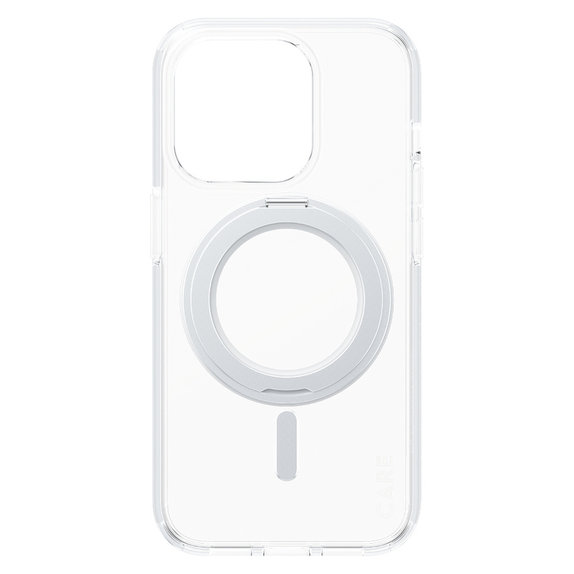 Hülle Kickstand mit MagSAFE by PanzerGlass für iPhone 15 Pro, Silber, PanzerGlass