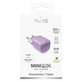 PURO - Ladeadapter MiniPro USB-C, GaN, 20W, coraltastic