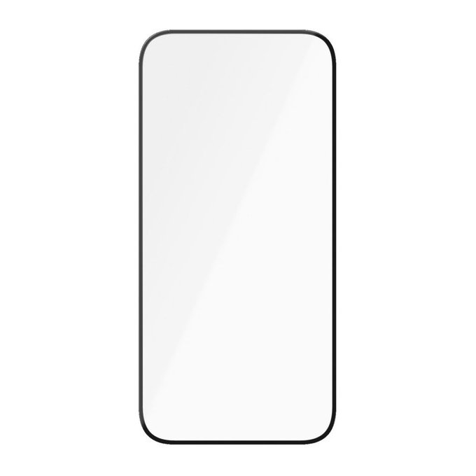 Schutzglas UWF Ceramic mit Applikator für iPhone 15, Schwarz, PanzerGlass