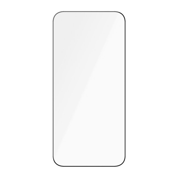 Schutzglas UWF Ceramic mit Applikator für iPhone 15 Pro Max, Schwarz, PanzerGlass