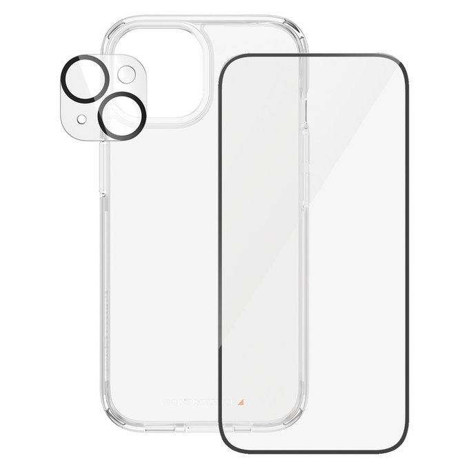 Bundle PicturePerfect + Panzerglas UWF + Hard Case D3O für iPhone 15, PanzerGlass