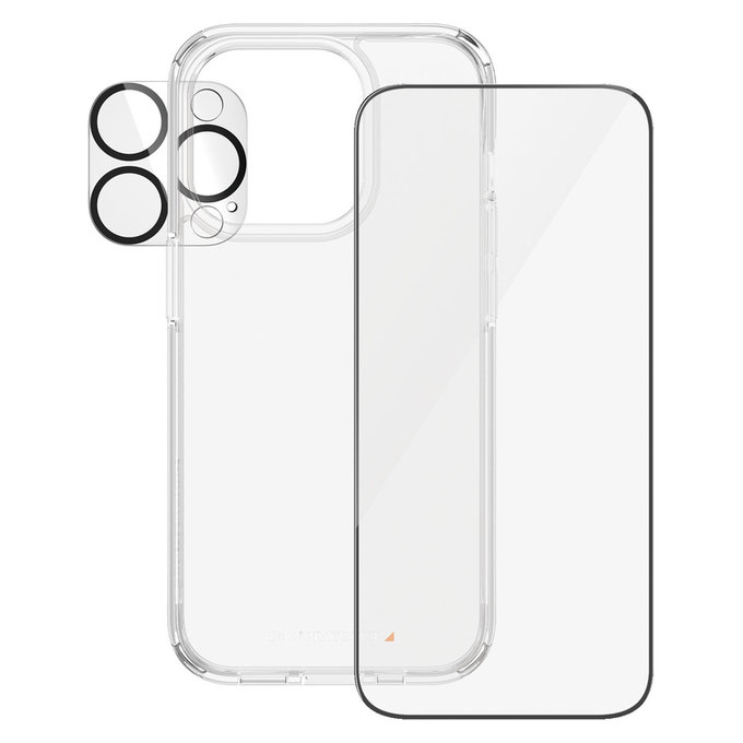 Bundle PicturePerfect + Panzerglas UWF + Hard Case D3O für iPhone 15 Pro, PanzerGlass