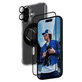 Bundle Hoops + UWF Panzerglas + Hard Case + Magnetic Ring Mount für iPhone 16, PanzerGlass