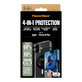 Bundle Hoops + UWF Panzerglas + Hard Case + Magnetic Ring Mount für iPhone 16 Plus, PanzerGlass