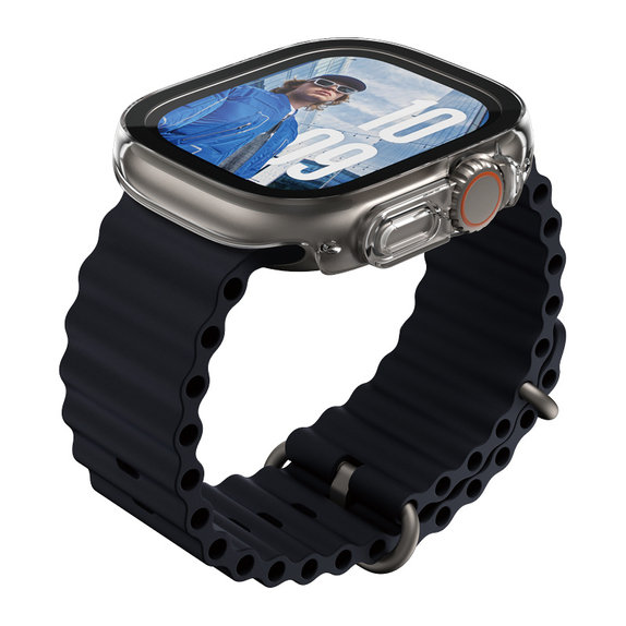 Panzerglas Full Body Slim für Apple Watch Ultra 2024/Ultra 2/Ultra, Klar, PanzerGlass