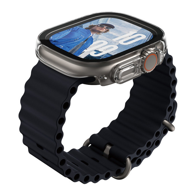 Panzerglas Full Body Slim für Apple Watch Ultra 2024/Ultra 2/Ultra, Klar, PanzerGlass
