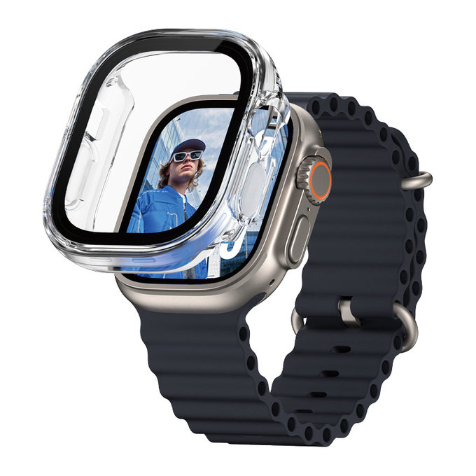 Panzerglas Full Body für Apple Watch Ultra 2024/Ultra 2/Ultra, Klar, PanzerGlass