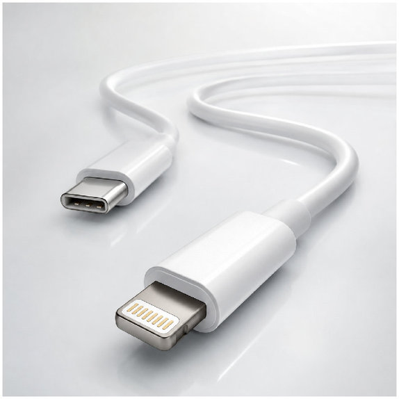 FixPremium - Kabel Lightning/USB-C, 1.5m, weiss