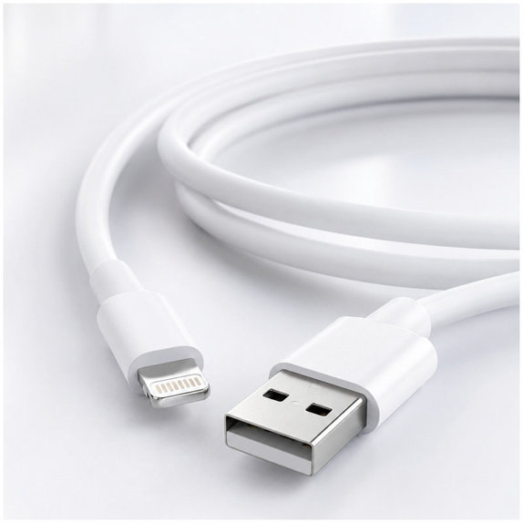 FixPremium - Kabel Lightning/USB, 1.5m, weiss