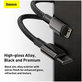 Baseus - Kabel Lightning/USB-C, 1.5m, schwarz