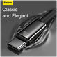 Baseus - Kabel USB-C/USB, 1.5m, schwarz
