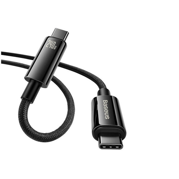 Baseus - Kabel USB-C/USB-C, 1.5m, schwarz
