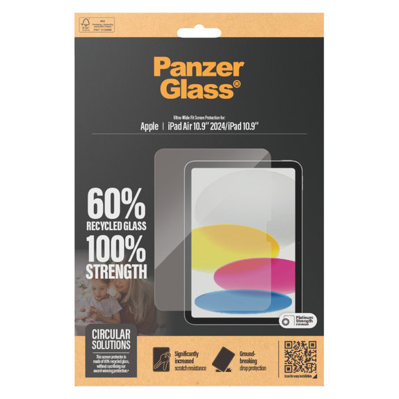 Panzerglas UWF für iPad 10,9"/iPad Air 11'', Klar, PanzerGlass