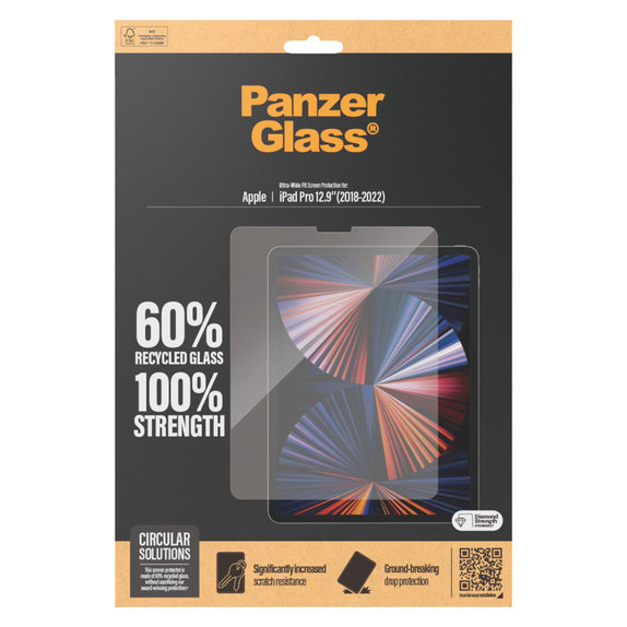 Panzerglas UWF für iPad Pro 12,9'', Klar, PanzerGlass