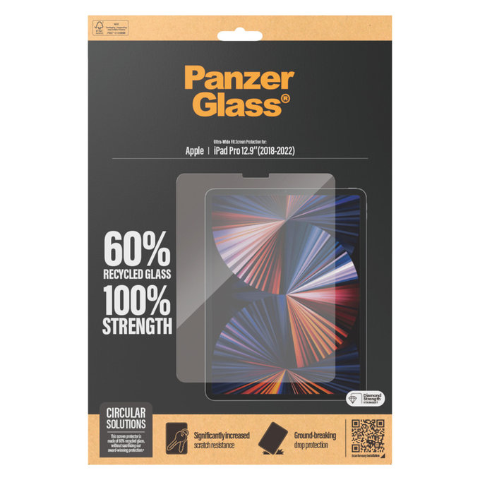 Panzerglas UWF für iPad Pro 12,9'', Klar, PanzerGlass