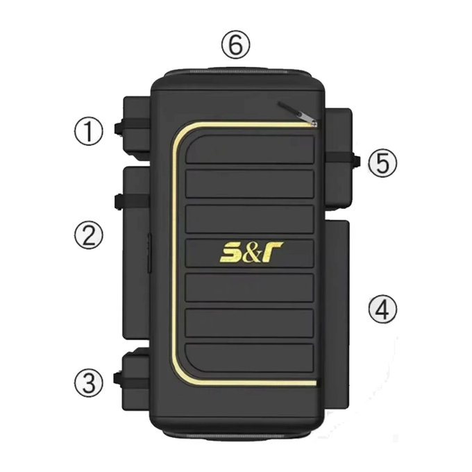Aufbewahrungstasche/-box für den Kofferraum 70L - 60x30x30cm