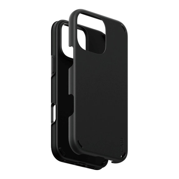 Double Defense Hülle für iPhone 16 Pro Max, Schwarz, CARE