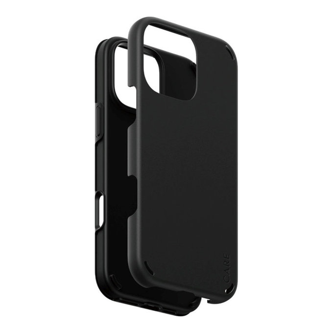 Double Defense Hülle für iPhone 16 Pro Max, Schwarz, CARE