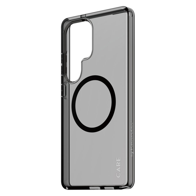 Hülle Smokey mit schwarzem QI für Samsung Galaxy S25 Ultra, Schwarz, PanzerGlass